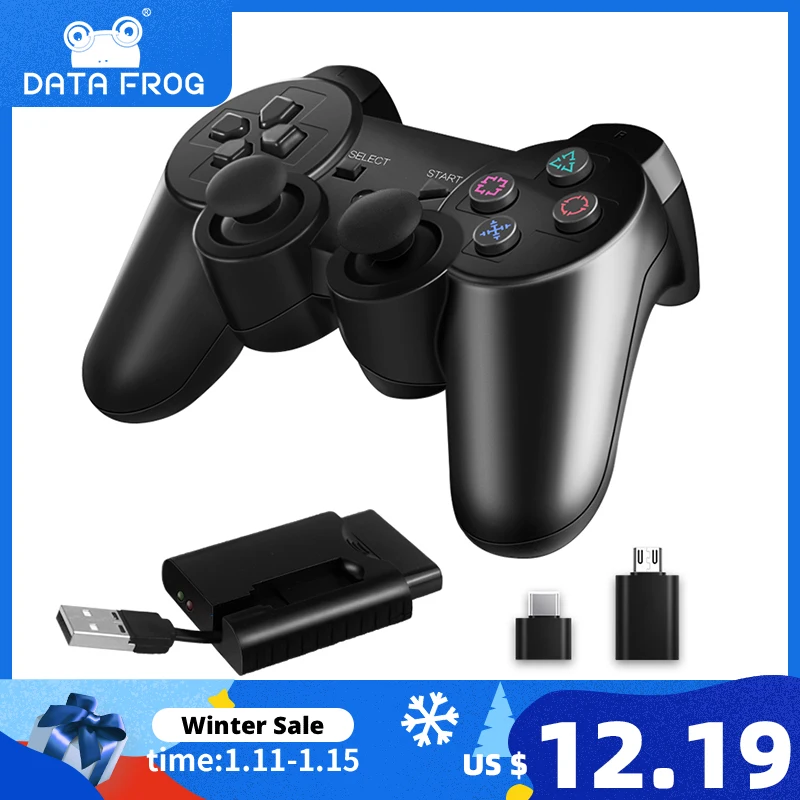 DATA FROG 2 4G беспроводной геймпад для PS3/PS2 игровой джойстик ПК контроллер Android