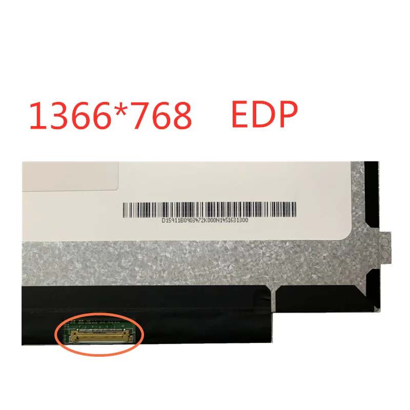 Painel de Tela Lcd Slim 116 Polegadas 30pi Edp B116xtn02.3 Nt116whm-n23 N116bge-eb2 N116bge-ea2 M116nwr1 r7 1366x768 - Imagem 4