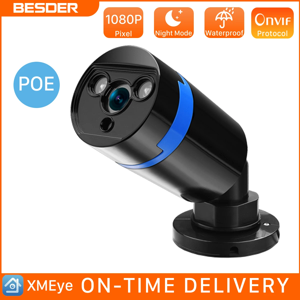 IP камера BESDER с датчиком движения SONY IMX322 1080P ONVIF P2P 2 МП|Камеры видеонаблюдения| |