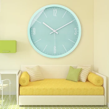 

Modern Simple Macaron Watch Hanging Clock Quartz Clock Living Room Creative Bedroom Clock Pocket Watch Mute Table Alarm Clock