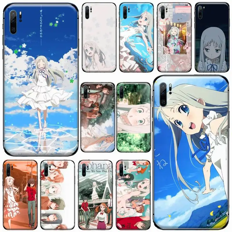 

anohana Meiko Anime Phone Case Funda For Huawei P9 P10 P20 P30 Lite 2016 2017 2019 plus pro P smart
