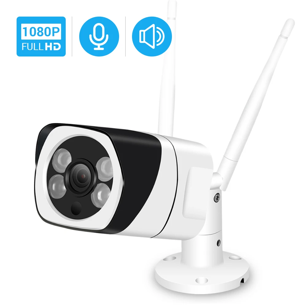 Hamrotte 1080P Wifi камера двухсторонняя аудио Электронная почта оповещения RTSP Водонепроницаемая уличная Беспроводная камера Onvif iCSee xmeye облако