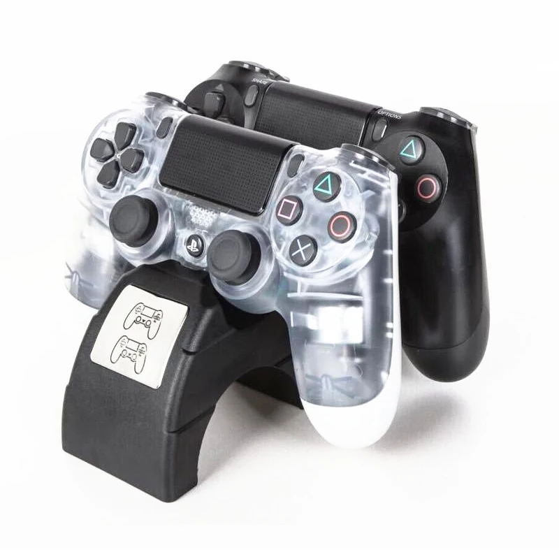 Для Playstation 4/PS4 pro/PS4 тонкий контроллер светодиодный индикатор зарядное устройство двойная ручка двойной usb зарядная док-станция Подставка d30