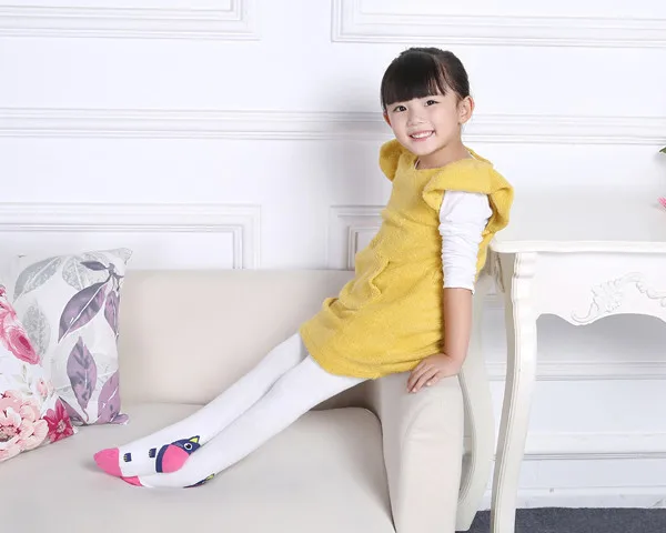 18 Spring And Autumn Panty-hose for Kids Cotton Knitted GIRL'S Leggings Ultra-stretch Not Balling up Baby Cute Cartoon Socks