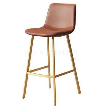 

Nordic Bar Chair Iron High Stool Creative Home Modern Simple Bar Stool Leisure Coffee Bar Chair