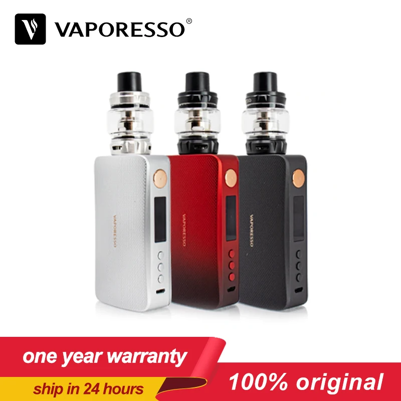 Оригинальный Vaporesso 220 Вт GEN Vape Kit Box Mod с 8 мл емкостью SKRR S Tank dual 18650 батарея