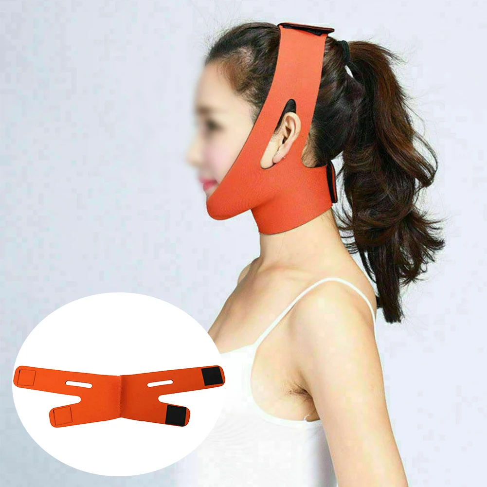 Travel Bandage Portable Home With Magic Stick Thin Shape Double Chin Reusable Easy Apply Lift Universal Face Slimming Mask