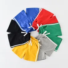 Новинка года; сезон лето; стильная детская одежда в Корейском стиле; Спортивные Повседневные Шорты Для маленьких мальчиков и девочек; пляжные шорты