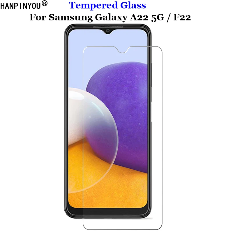 For Samsung Galaxy A22 5g Sc-56b / 4g / F22 Clear Tempered Glass