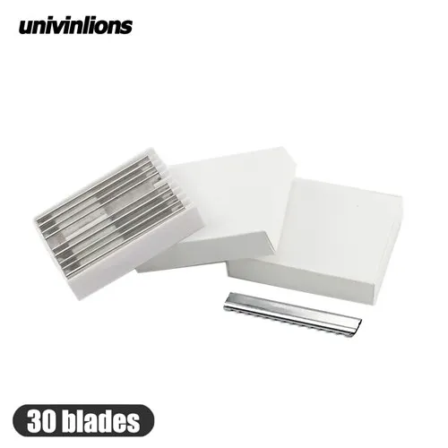 30 blades Univinlions роторная бритва для укладки волос Истончение бритвы; ножницы для парикмахерских прямые парикмахерские бритвы Парикмахерская - Цвет: 30 blades