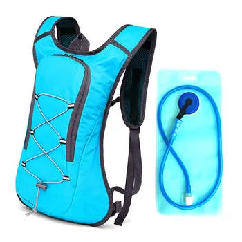 

2L Water Bag Waterproof Wear-resistant Backpack Hiking Riding Water Bladder Container Reflective Camel Bags Water Pack