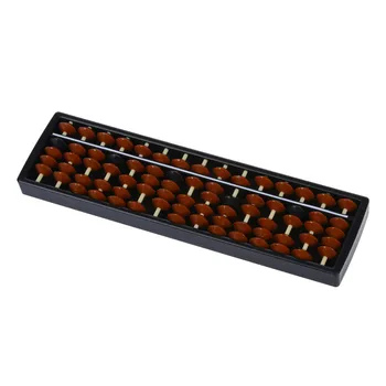 

Mini Plastic Abacus Arithmetic Abacus Calculating Tool 15 Digits