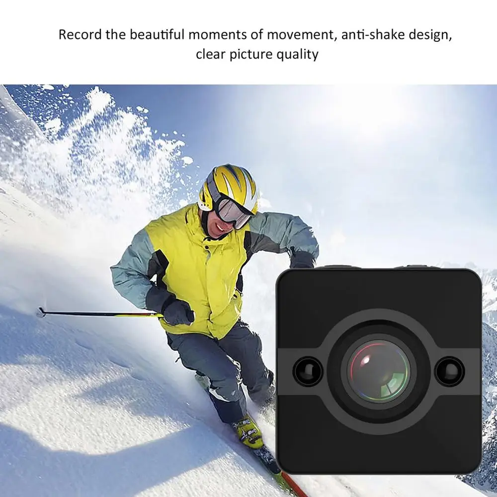 SQ12 Mini Wifi Remote Camera Ultra High Definition 155 Degree Wide Angle Lens portable camera with waterproof housing