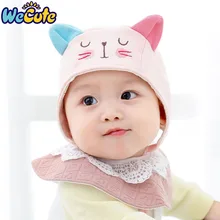 Wecute Beanies, шапки для маленьких мальчиков и девочек, детские хлопковые колпачки с милой вышивкой, шапки для новорожденных, реквизит для фотосессии, костюм для детей 3-12 месяцев