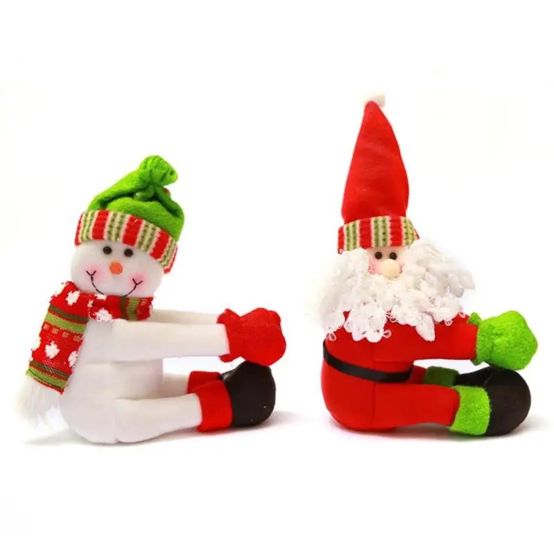 Christmas Decorations Santa Claus Wine Bottle Cover Snowman Gift Holders Xmas Navidad Decor New Year Dinner Party Table Decors