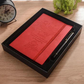 

2020 retro sheepskin book planner business notebook meeting minutes book diary office stationery A5