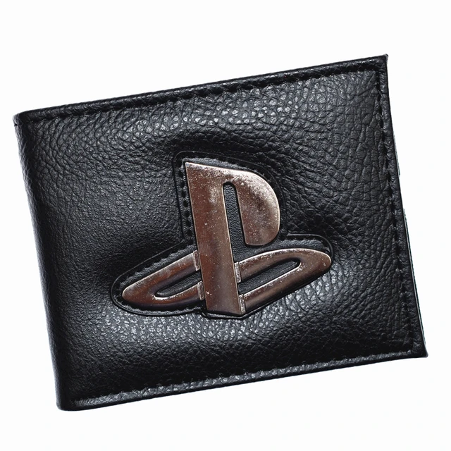 Мужские кошельки с карманом для монет в стиле Playstation