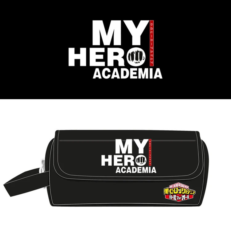 16 My Boku No Hero Academy Deku Bakugou, чехол для карандашей, сумка для студентов с двойной молнией, косметичка, вместительная Подарочная коробка для канцелярских принадлежностей - Цвет: 16