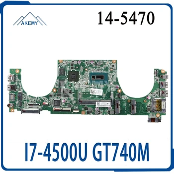 

DAJW8CMB8E1 14-5470 Laptop motherboard For DELL Vostro 5470 original mainboard I7-4500U GT740M