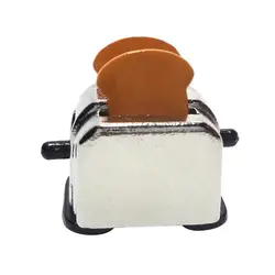 DIY хлебная машина подарки игрушечная кухонная посуда модель 1:12 весы украшения кукольных домов миниатюрный тостер для мальчиков и девочек