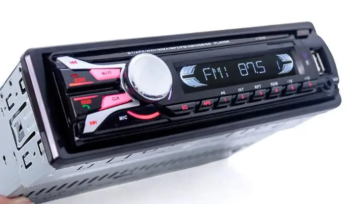 10pcs Universal Bluetooth MP3 player car card machine electronic Bluetooth phone detachable panel 1188b