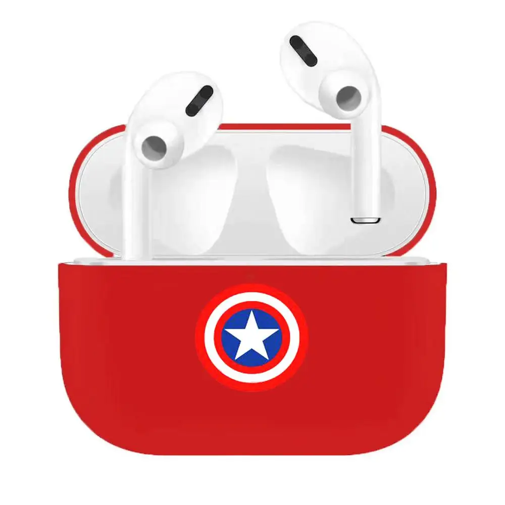 Чехол Marvel для Apple AirPods Pro, ТПУ, милый защитный чехол для AirPods 3, беспроводные Bluetooth наушники, защитный чехол