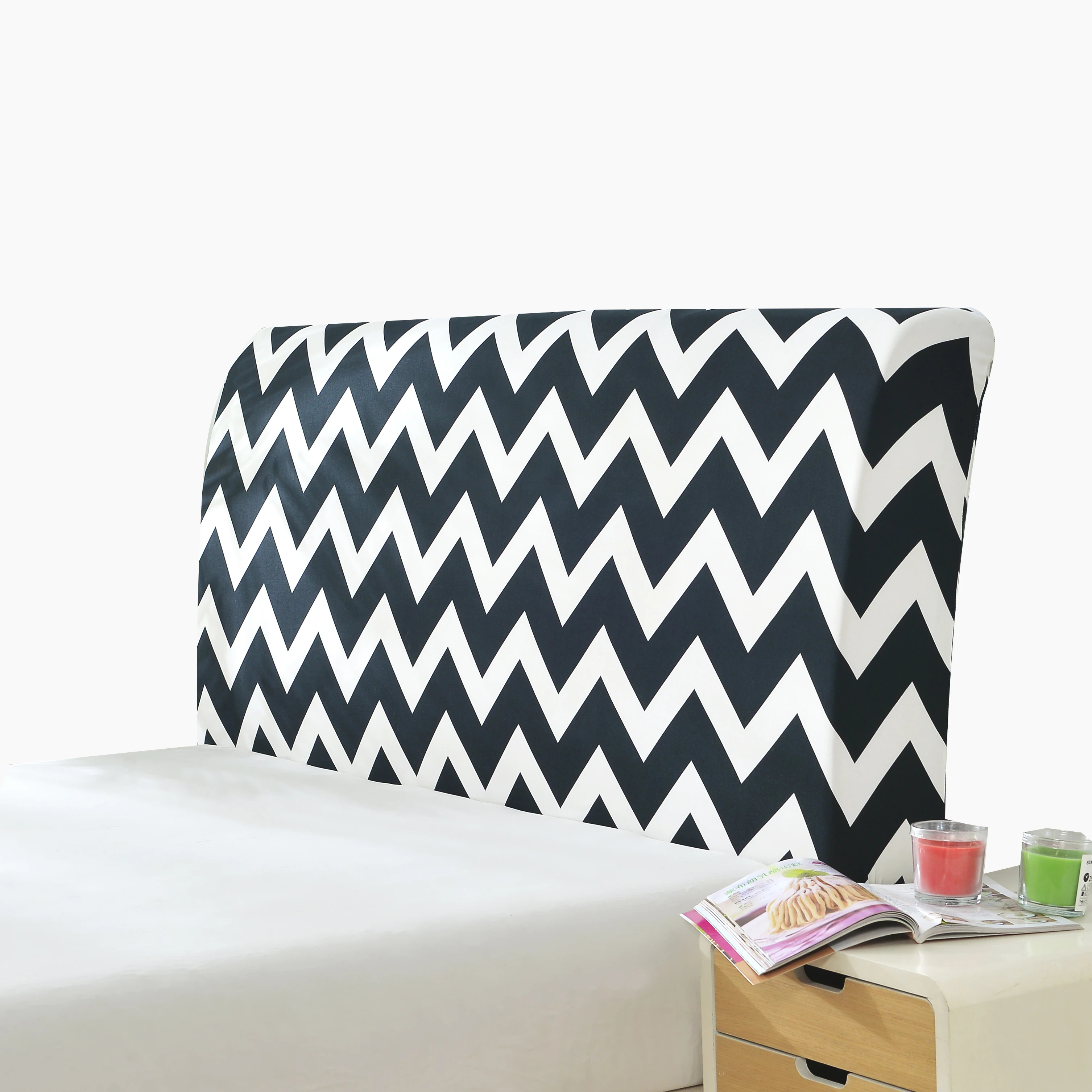 Nordic Simple Elastic Bed Head Cover Full Enclosed Elastic Dust-proof Bed Head Cover/ Protective Cover