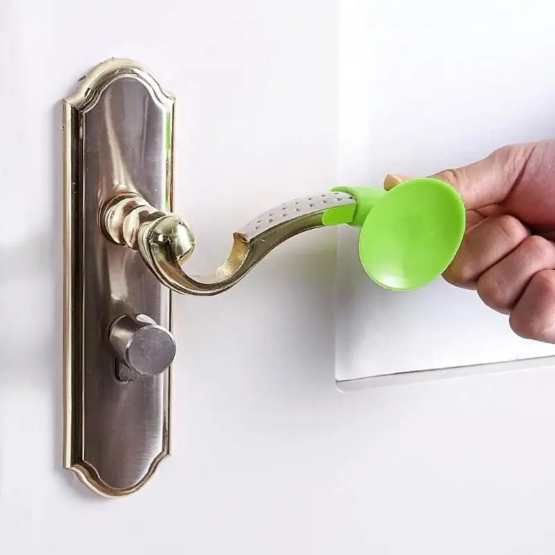 2PCS Doorknob Wall Mute Crash Pad Door Cabinet Door Handle Lock Silencer Anti-collision Silicone Doorknob Cushion Door Stopper