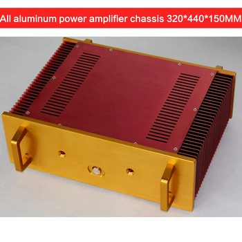 

All-aluminum Power Amplifier Chassis WA115 Pure Rear Case Audio Shell Power Box Amplifier Enclosure Multi-purpose 320*440*150MM