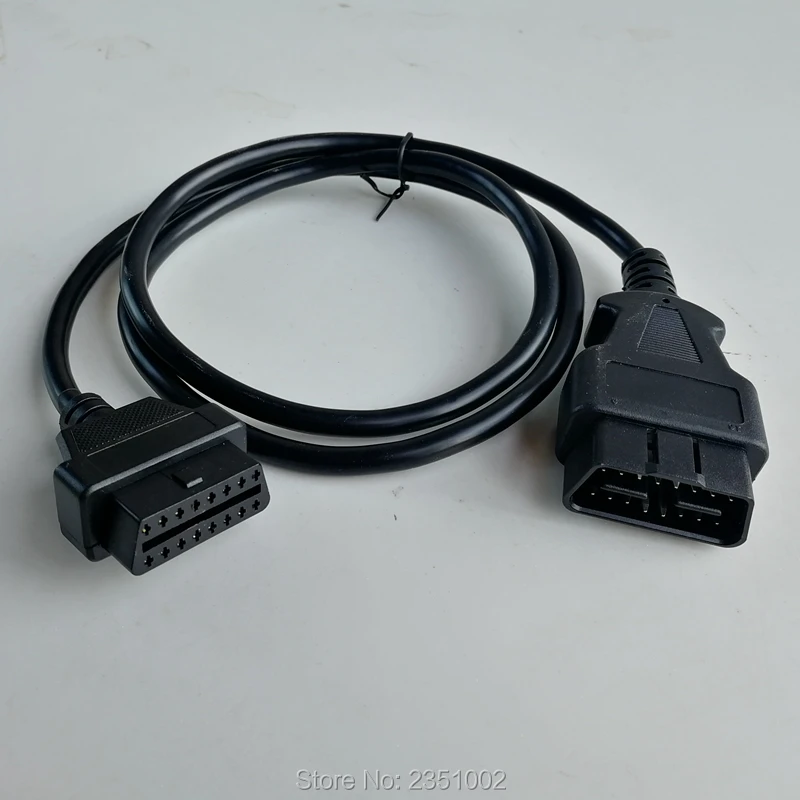 5 шт. 16 Pin кабель высокое качество OBDII OBD2 16 Pin OBD2 16 Pin штекер к гнезду передачи автомобиля диагностический кабель-удлинитель
