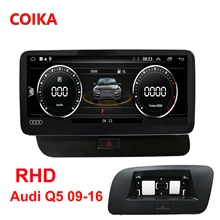 COIKA 10,2" Android 9,0 автомобильная система ips экран стерео 2+ 32 Гб ram для Audi Q5 2009- gps Navi Радио wifi Google BT SWC AUX RHD