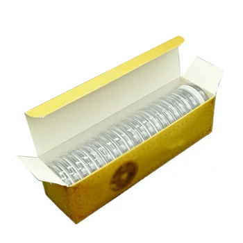 

20 Pcs Plastic Round Coin Clear Capsule Display Case Holder Fits Australian Dollars Collection Holder Containers Storage Boxes S