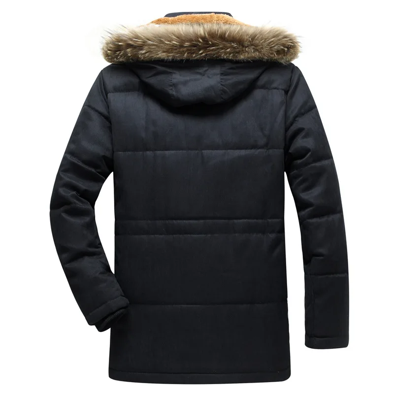 BOLUBAO, зимняя брендовая мужская парка, Мужская одноцветная куртка с капюшоном и несколькими карманами, плюс бархатная Толстая Военная парка, пальто для мужчин