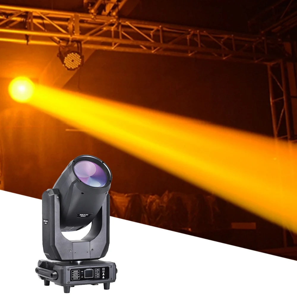 2022 260W 9R Beam Spot LED Moving Head Light DMX512 Disco DJ led Music Party Gobo Zoom Moving Head Light For Wedding Club Bar