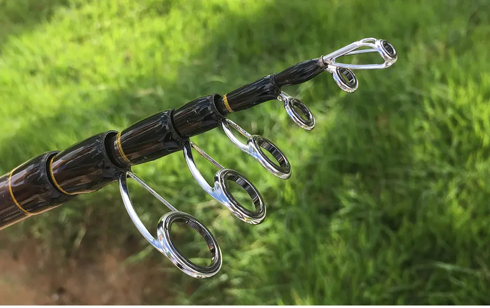 Short section carbon road Aachen long shot sea flame1.8m-2.7m MH fishing rod
