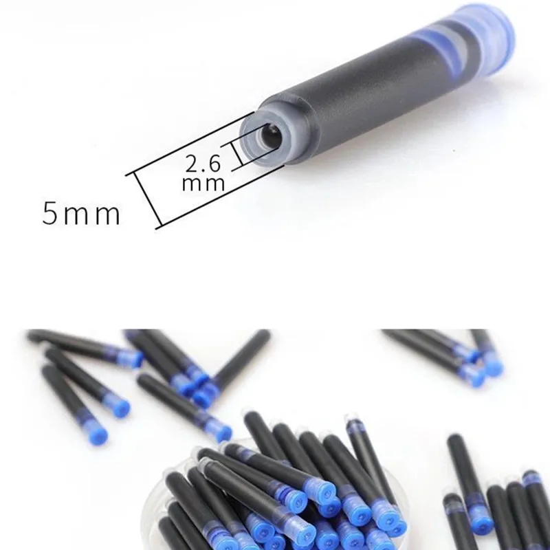 30PCS Jinhao Brand High Quality Best Design Fountain Pen Ink Cartridge Refills Blue  Suit for / Jinhao / Baoer Ect Pen 3pcs jinhao original quality fill x750 159 x450 fountain pen diy jinhao 18k nib