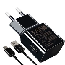 USB C для samsung S8 S9 plus Оригинальное быстрое зарядное устройство 1,2 м usb type C Kabel дорожный адаптер ЕС/США Note8 S9 S8 C5 c7 C9 pro устройства