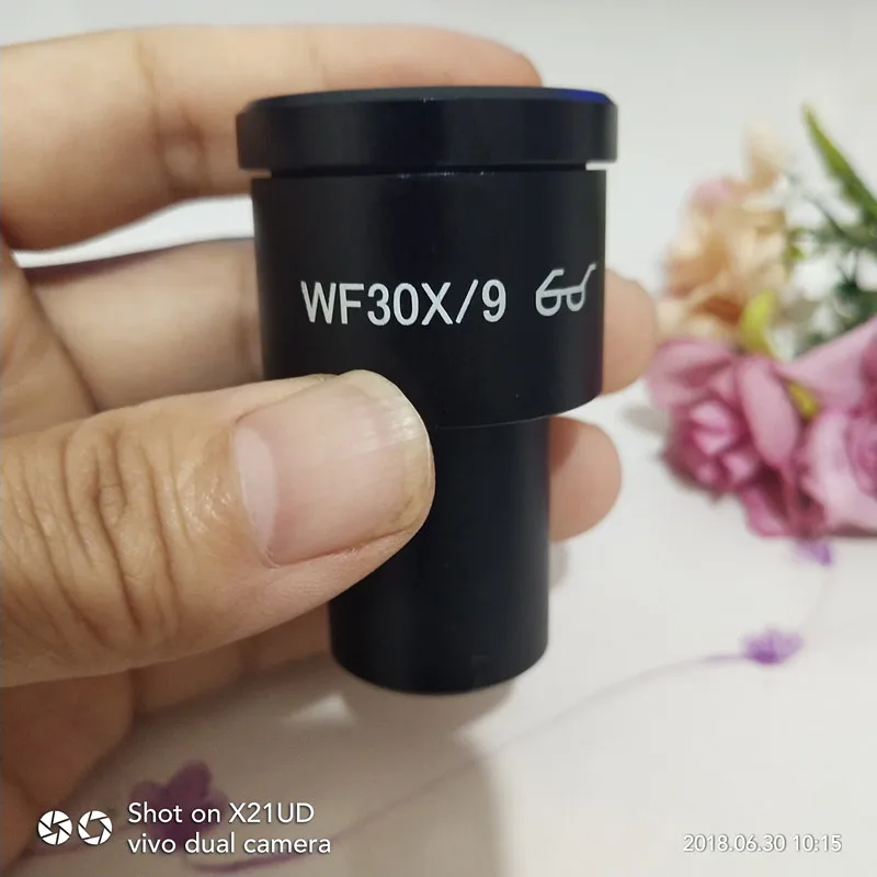 WF30X 9 мм металлический высокий глаз широкоугольный оптический окуляр биологического микроскопа объектив 23,2 мм 30X био-микроскоп окуляр из стекла