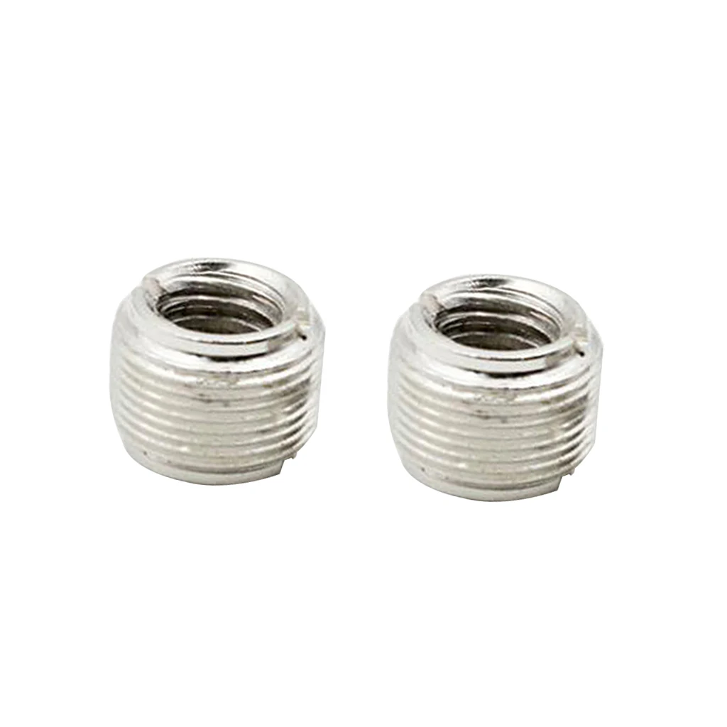 

2 Pcs Microphone Clip Screw Thread Adaptor 5/8" to 3/8" Converter Connector