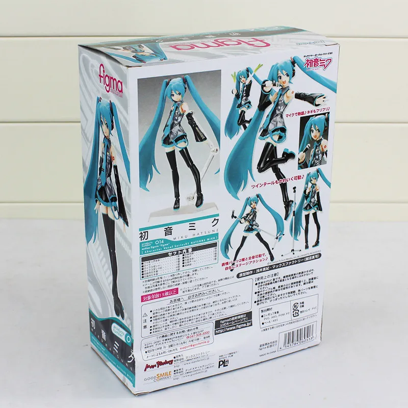15cm Movable Anime Action Figure Hatsune Miku Figma 014 Model Doll Figurine PVC Action Figure Model Toys