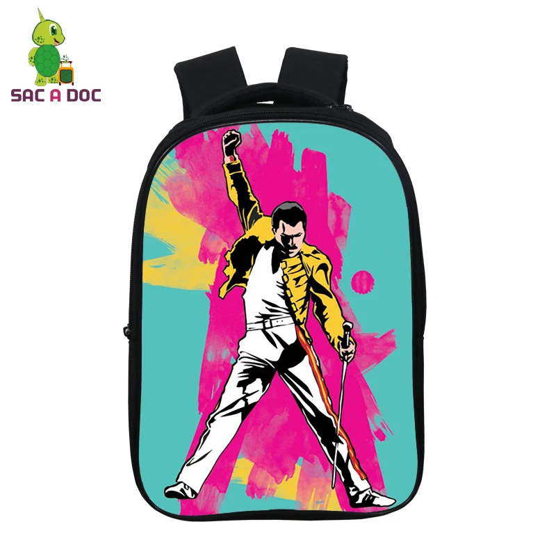 Mochila Freddie Mercury, мини рюкзак, женский рюкзак, школьные сумки для подростков, девочек и мальчиков, 14,5 дюймов, Детские рюкзаки, рюкзак для путешествий - Цвет: 142