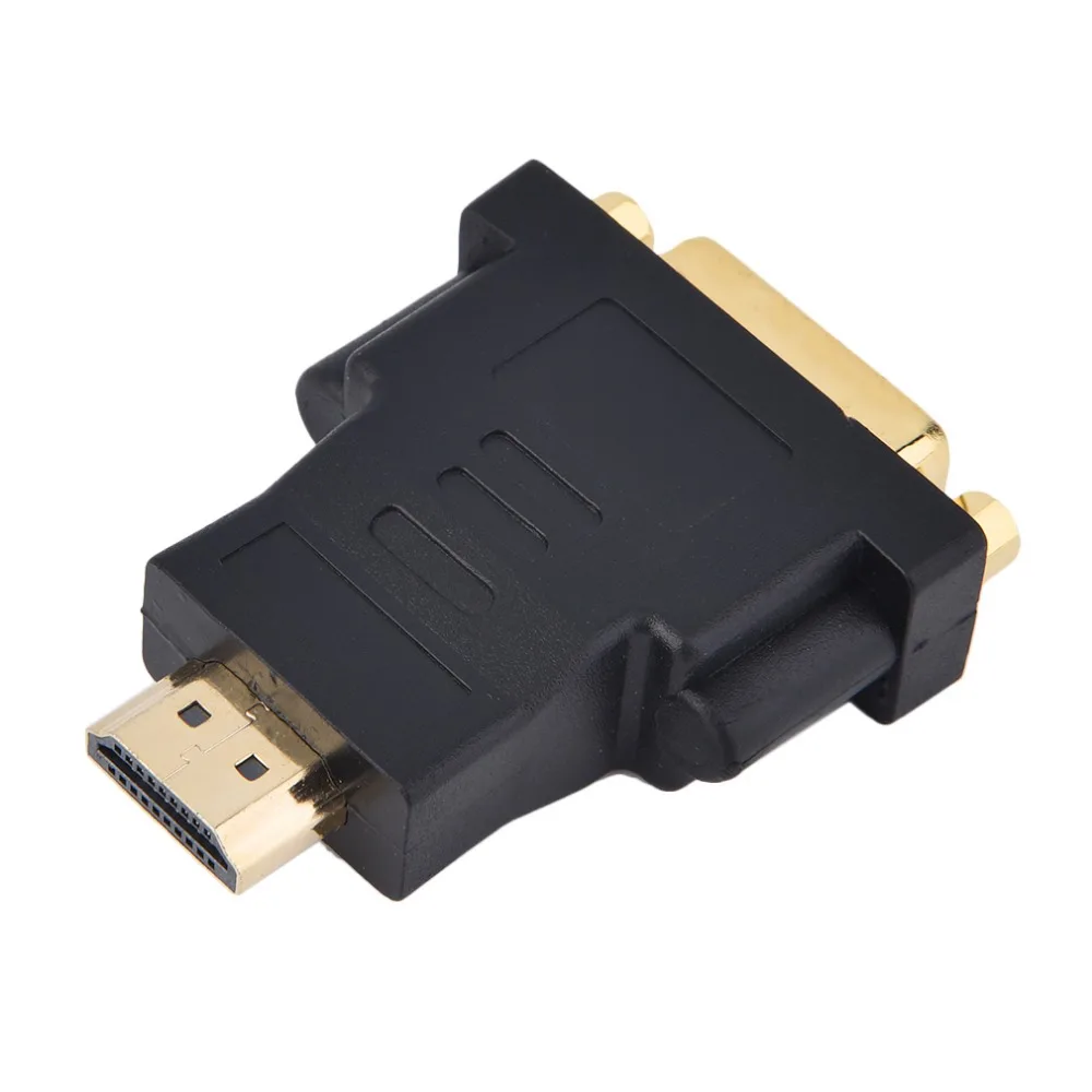 DVI-HDMI конвертер DVI 24+ 5 Male-HDMI Женский конвертер для HDTV ЖК дисплея компьютера dvd-проектор PS3 PS4 tv BOX