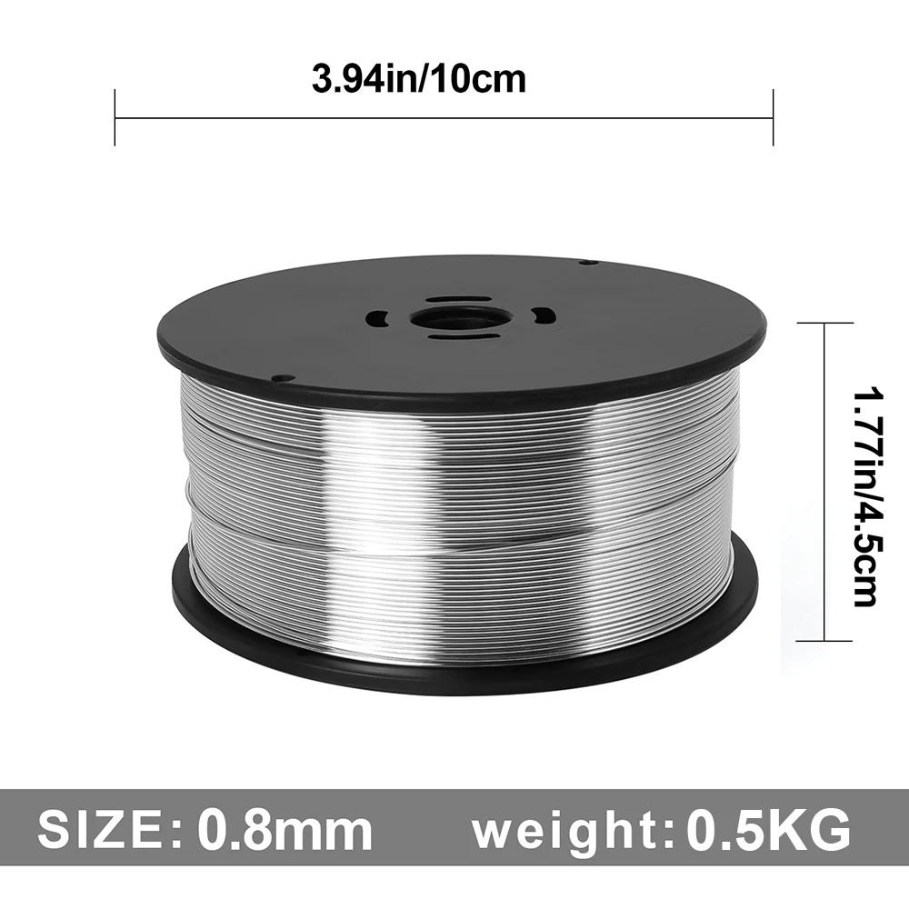 Welding Welders MIG Wire Aluminum 0.8mm/1.0mm 1 Roll 0.5KG Accessories