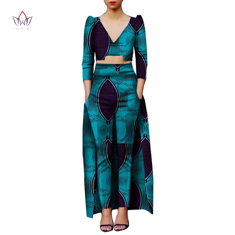 Новая модная африканская женская одежда Дашики комплект винтажный Африканский