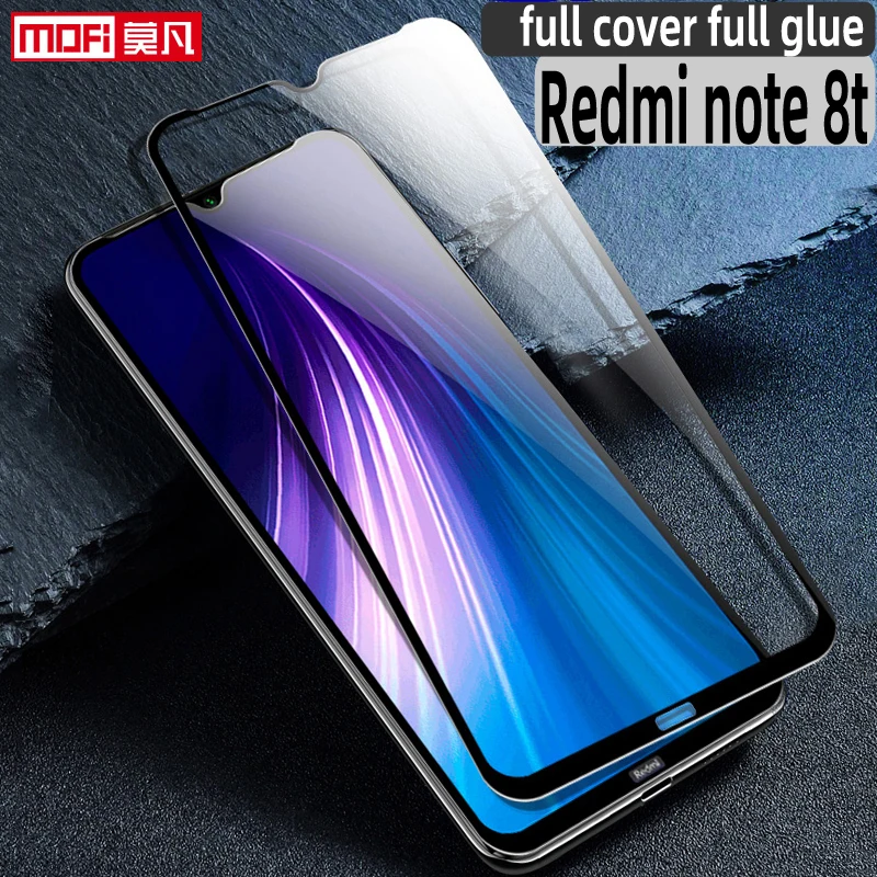 screen protector for xiaomi redmi note 8t tempered glass hd redmi note8t full cover protective film glass 9H 2.5D Mofi Premium