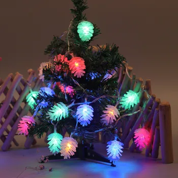 

Christmas Decoration LED String Fir Cone Shape Christmas Lights 2019 New Arrivals Best Selling Dropshipping Household Family
