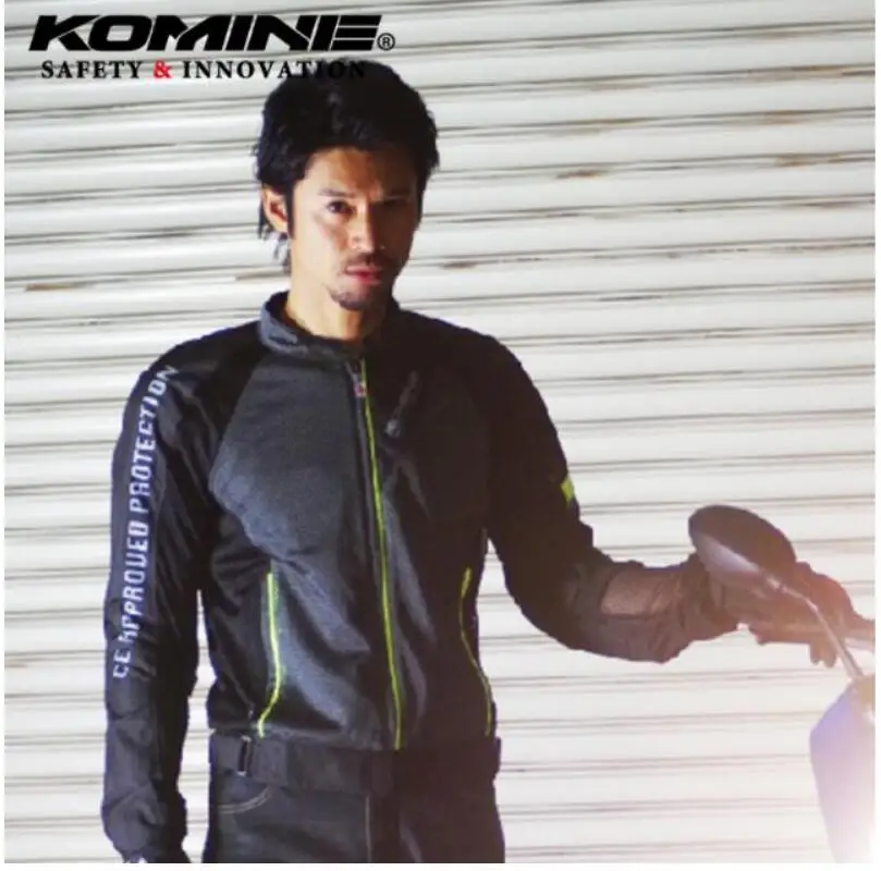 KOMINE/jk-098 куртка для мотоспорта весна лето фестиваль ветрозащитная дышащая крутая Осенняя футболка 19