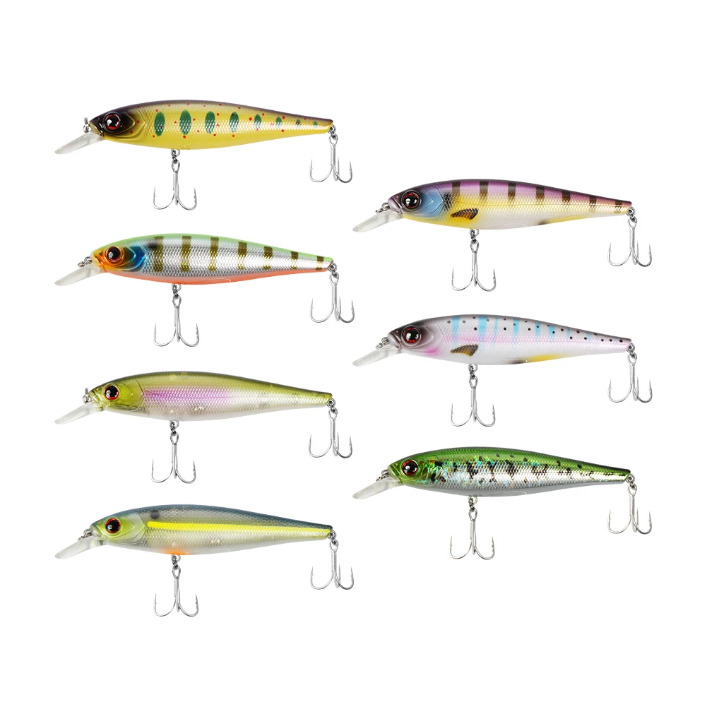 BassLegend Fishing Suspending Jerkbait Squad Balisong Minnow Bass Pike Forellenköder 100 SP Rasselklang 100 mm 17 g – Detail 9
