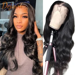 Body Wave Lace Front Human Hair Wigs 13X4 Frontal Lace Wig 8-32 Inch PrePlucked Hairline Wigs For Women Transparent Lace