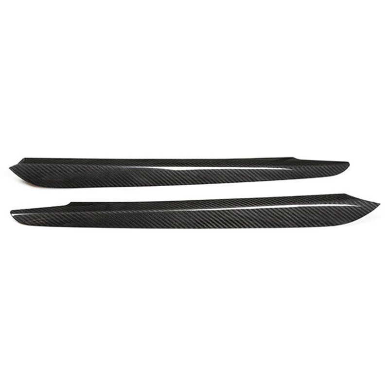 2Pcs Real Carbon Fiber Car Center Decoration Trim for Bmw X5 F15 X6 F16 2014-2018 Accessories | Автомобили и мотоциклы